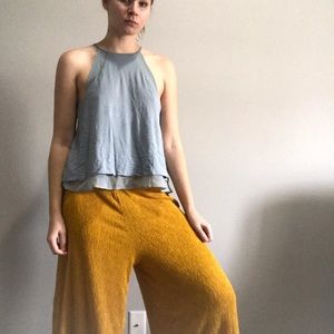 Silence and noise halter top